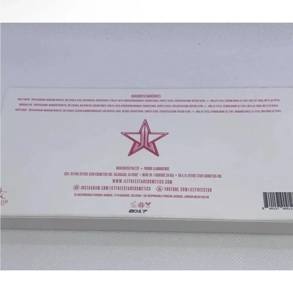 *Final Price* Heartbreaker Skinfrost Highlighter Palette - Jeffree Star NIB - Picture 3 of 6